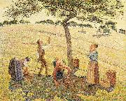 Camille Pissarro Apfelernte in Eragny painting